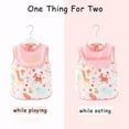 thumbnail image 3 of Toddler Waterproof Bib Baby Bibs Infant Eating Children Drawing Sleeveless Pocket Apron Self Feeding Baby Cloth (blue car,110(3-4Y)), 3 of 7