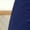 Blue, variant on Casual Pleated Capris with Pockets for Women, Loose Solid Pants