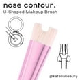 U Shaped Makeup Brush For Sculpting And Contouring The Nose 2 In 1