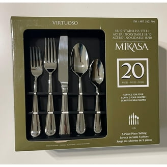 Mikasa 20-Piece Lucia Stainless Steel Flatware Set (Service for