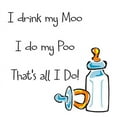 thumbnail image 2 of CafePress - I Drink My Moo Baby Gifts Infant Bodysuit - Baby Light Bodysuit, Size Newborn - 24 Months, 2 of 4