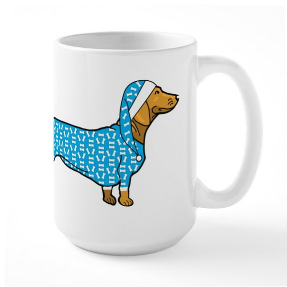CafePress - Dachshund In - 15 oz Ceramic Large White Novelty Mug