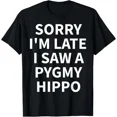 thumbnail image 1 of ALVORD Pygmy Hippo Apparel Funny Great Hippos Lover T-Shirt Unisex S-5XL, 1 of 4