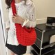 thumbnail image 4 of FLhrweasw Bolso Mujer Con Burbujas Plisadas Nailon Color para Viajes Oficina (rojo), 4 of 9