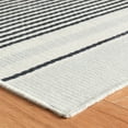 thumbnail image 5 of Dash & Albert Gunner Stripe Machine Washable Rug, 8' x 10', Grey, 5 of 7