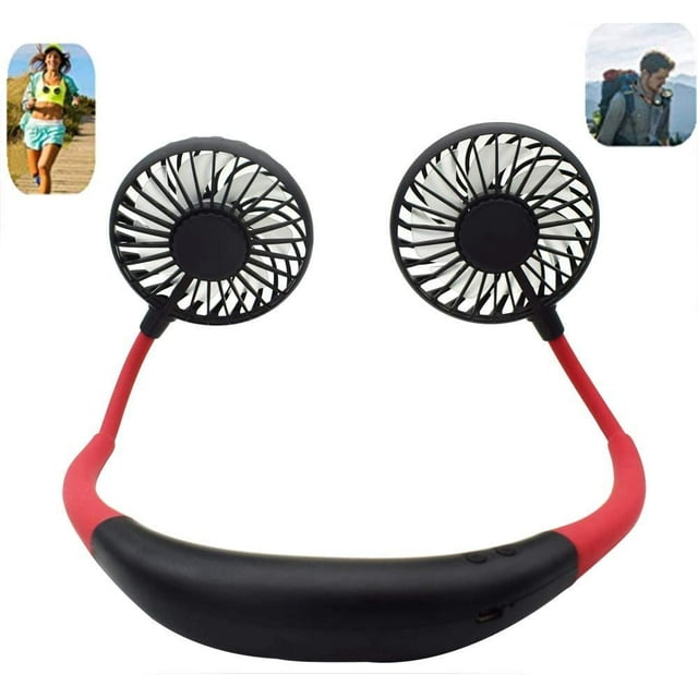 Usb Fan Portableportable Small Fan, Pocket Fan, Mini Rechargeable Travel Fan, (Black)