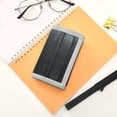 thumbnail image 7 of JIALIOU Nylon Trifold Card Wallet with ID Window Zipper Pocket for Men Women Teen Dark Forest Reflections in Water, 7 of 7