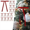 thumbnail image 3 of 12 Piezas de Lazos de Terciopelo para Árbol de Navidad, Lazos de Cinta Roja para Navidad, Accesorios para Pajaritas Hechos A Mano para Regalo de Navidad, 3 of 5