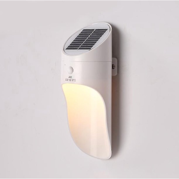 Lámpara solar Jardín al aire libre Villa Luz decorativa Luz de pared solar al aire libre Impermeable Led Luz de jardín Cuerpo humano Inducción Balcón Luz de calle Blanco Kuyhfg Bienvenido a Kuyhfg