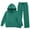 Blackish Green, variant on Girls Boys Classic 2pcs Sweatsuit Fleece Tracksuit Pullover Hooded Sweatshirts and Drawstring Wide Leg Sweatpants Activewear