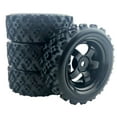 thumbnail image 1 of Juego de 4 Neumáticos de Goma Hexagonales Zulema para Wltoys Negro, 1 of 5