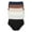 Black/STripe/Cream/Stripe/Brown/Navy, variant on Joyspun Women's Seamless Hipster Panties, 6-Pack, Sizes XS-XXXL