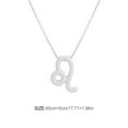 thumbnail image 5 of enqiretly Constellation Theme Friendship Necklace Creative Comfortable Ins Exquisite Durable Rust-proof Lightweight Fashion Accessory Leo Silver, 5 of 5
