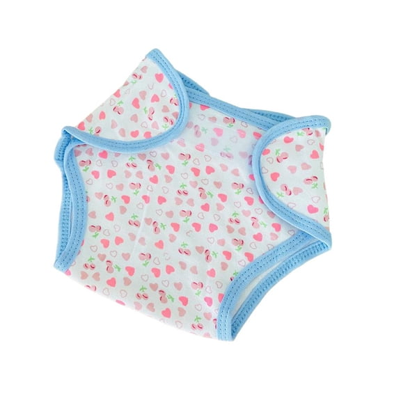 IFRINID Doll Diapers for 17-20 Inch Dolls, Reusable Cloth Diapers, Baby Doll Accessories for Pretend Play