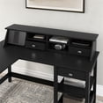 thumbnail image 5 of Bush Furniture Broadview Desktop Organizer in Classic Black - Engineered Wood, 5 of 10