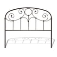 thumbnail image 5 of Grafton Metal Headboard Panel with Prominent Scrollwork and Decorative Castings, Rusty Gold Finish, Full, 5 of 10