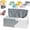 Grey, variant on Microfiber Cleaning Cloth 20 Pieces Pull-Out Cleaning Cloths, Reusable Cleaning Cloth with Wet & Dry Use, Pull-Box Microfiber Cloth, for Kitchen, Car, Etc (Yellow)