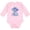 AD-Pink, variant on Inktastic 1st Birthday Mermaid 1 Year Old Girls Long Sleeve Baby Bodysuit