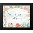 thumbnail image 2 of Grove, Beth 18x15 Black Modern Framed Museum Art Print Titled - Watercolor Coast I v2, 2 of 5