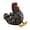 Barred Rock hen, variant on Cute Chick Plush Toy, Soft Stuffed Chicken Animal Decor Pillow Gift