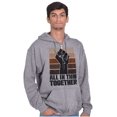 thumbnail image 5 of All in This Together Social Justice Zip Up Hoodie Men's Women's Brisco Brands X, 5 of 6