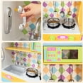 thumbnail image 5 of COCLUB Play Kitchen, Wooden Kids Kitchen Playset with Chalkboard, Ice Maker, Play Phone, Cookware Accessories, Microwave Toy Kitchen Gift for Boys Girls Age 3-8 Colour, 5 of 9