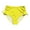 Yellow, variant on B91xZ Women High Waisted Bikini Bottom Retro Ruched Swim Short Shirred Tankinis Brief Swimsuit,Pink XXL