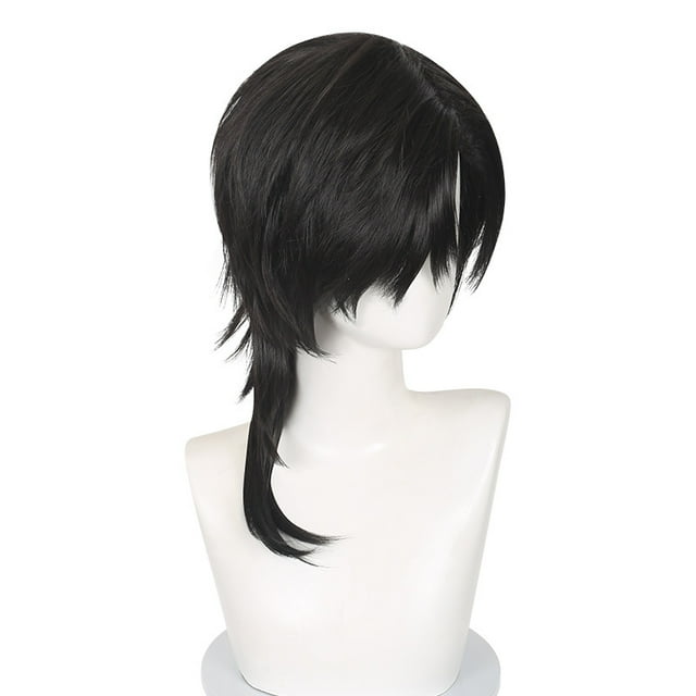 Peluca para cosplay Gravers Robbers Chronicles Blinds Qi, 45 cm