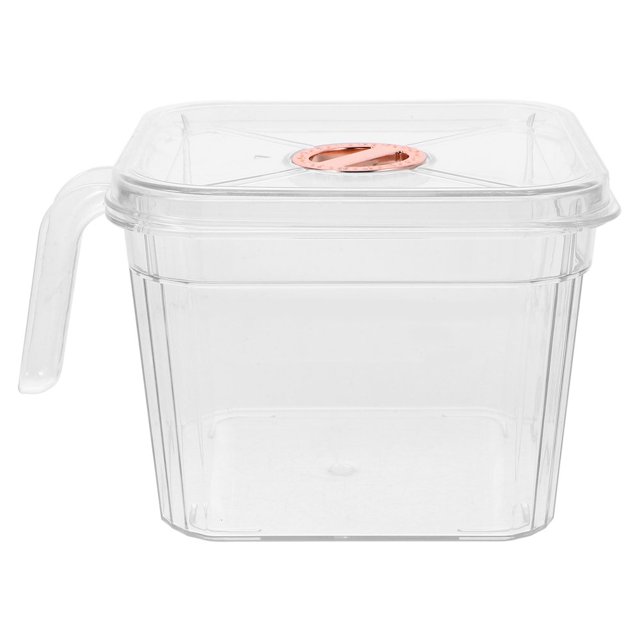LEEYNEERTransparent Tank with Lid and Handle Desktop Betta Fish Bowl Small Clear Aquarium Unbreakable Small Fish Bowl