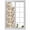 brown, variant on Coffee Window Privacy Film, Beige Farmhouse Retro Beans Latte Tea Cup Funny Static Cling UV Sun Blocking Heat Control Window Tint, Non-Adhesive One Way Windows Privacy Cover 17.7''x78.7''