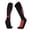 Black Orange, variant on Stretchy Ski Socks Men Women Knee High Thermal Athletic Socks Compression Shock Absorption Winter Socks for Snowboarding Hiking Hunting