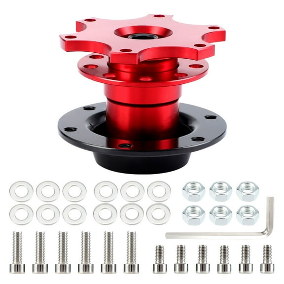 YIUIY Car Steering Wheel Quick Release Hub Racing Adapter Snap Off Boss Kit Universal