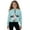 Cow Daisy Flower Blue, variant on Xixirimido Hummingbird Floral Pattern Girls Half Zip Sweatshirt Hooded Pullover for Teen Long Sleeve Hoodie Crop Tops with Pocket Fall Winter Clothes, Size 5-6