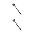 thumbnail image 1 of Vogacara Telescopic Back Scratcher Portable Travel Scratching Skin Massager Home Itching Extender Steel Manual Stainless Handheld Tool uno 2piezas, 1 of 6