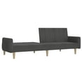 thumbnail image 4 of vidaXL 2-Seater Sofa Bed Accent Upholstered Loveseat Sleeper Couch Fabric, 4 of 10