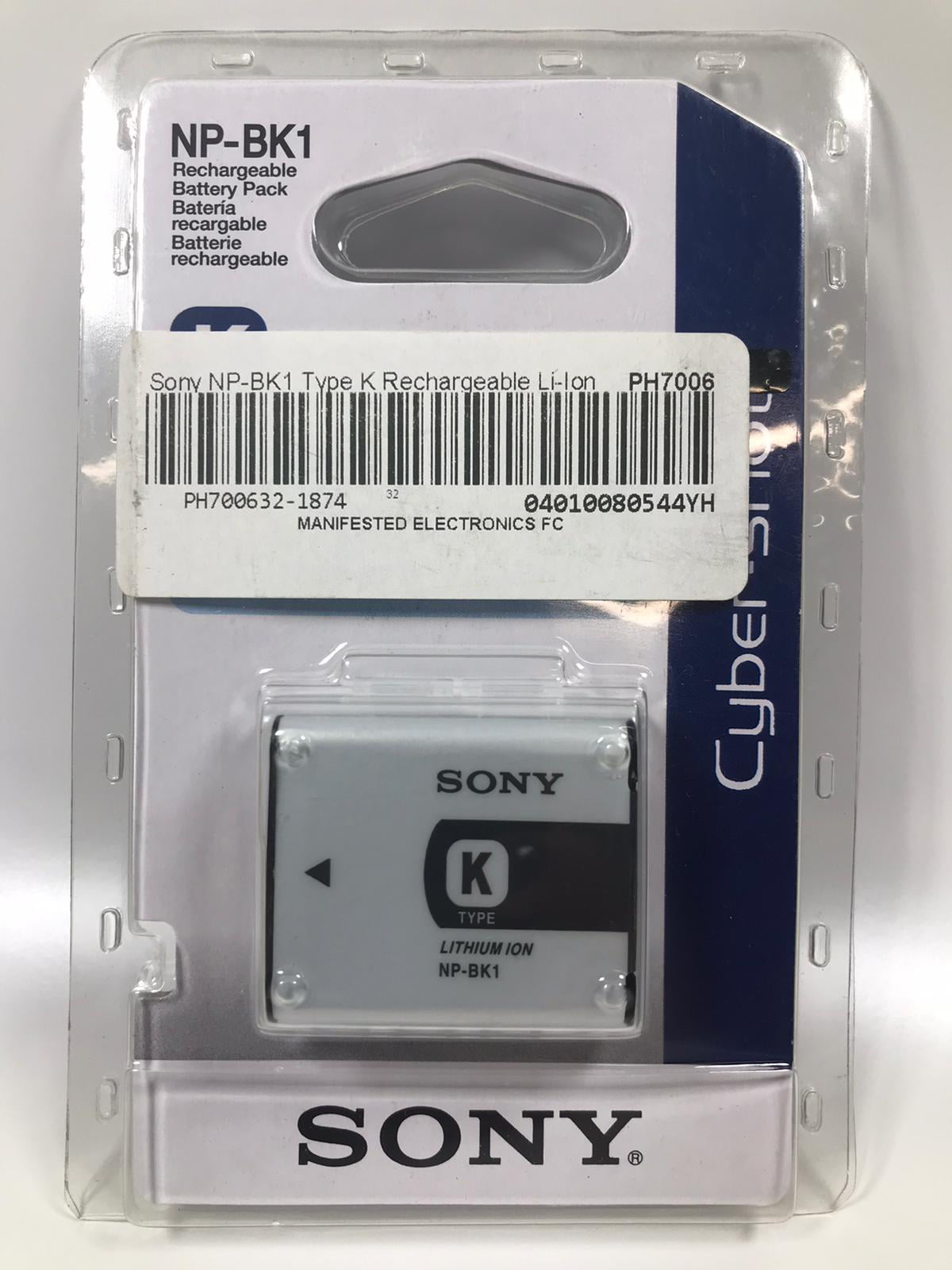 Sony NP-BK1 Rechargebale Battery Pack For Cybershot Cameras 