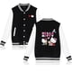 thumbnail image 3 of Chaqueta bomber de Hello Kitty para mujer y hombre, chaqueta de béisbol de otoño, abrigo de estudiante, ropa de calle, chaqueta bomber de estilo universitario de estilo Harajuku, 3 of 5