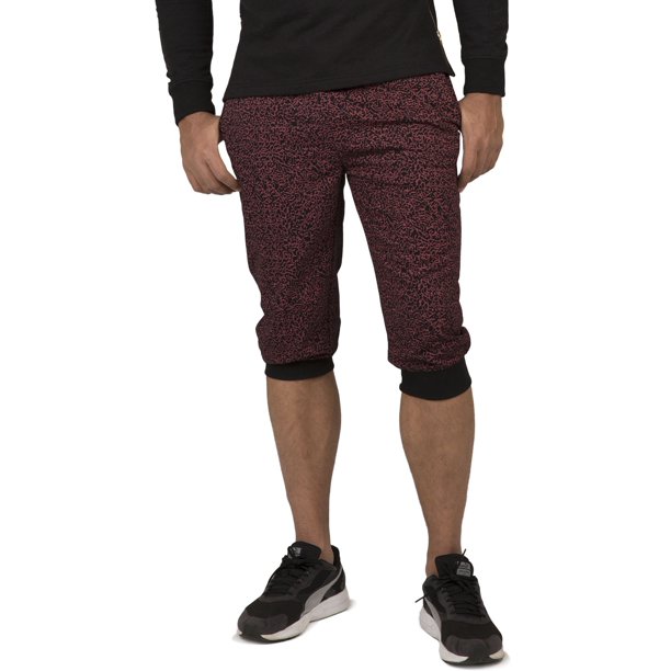 men's jogger capri shorts