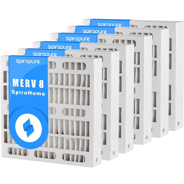 FilterBuy 16x20x4 MERV 8 Pleated AC Furnace Air Filter, Pack of 4 Filters 16x20x4 Silver 