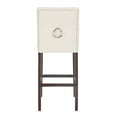 thumbnail image 2 of Safavieh Nikita 30.5 in. H Modern Bar Stool with Ring, Set of 2, 2 of 13
