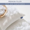 thumbnail image 2 of TianQi Pillow Insert 14x36 Inch, Decorative Rectangle Throw Pillow Inserts, Premium Fluffy Pillow Forms Sham Stuffer for Sofa Couch Living Room White 14x36 Inch White 14x36 Inch White 14x36 Inch White, 2 of 5