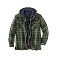 thumbnail image 1 of Chaqueta para hombre Abrigos gruesos Botones de manga larga a cuadros Nituyy GL714-NZ17489C7, 1 of 5