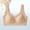 🔥 Khaki, variant on YYV Everyday Bras Seamless Sports Bra Mesh-Panel Anti-Sag Seamless Back-Button Bra Soft Support Breathable Lift Side-Gathering Contour Removable Pads Beautiful Back Design Comfortable Daily
