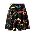 thumbnail image 1 of Gibobby faldas largas de mujer elegantes Falda de cintura elástica para mujer, clásica, diaria, elegante, informal(Negro， XL), 1 of 5