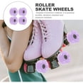 thumbnail image 2 of Worgeous  4 Pcs Roller Skating Inline Skate Wheels White Child Purple, 2 of 8