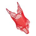 thumbnail image 4 of Mujer Lenceria Erótica Una Pieza Hueco Encaje Floral Ropa de Dormir L, 4 of 7