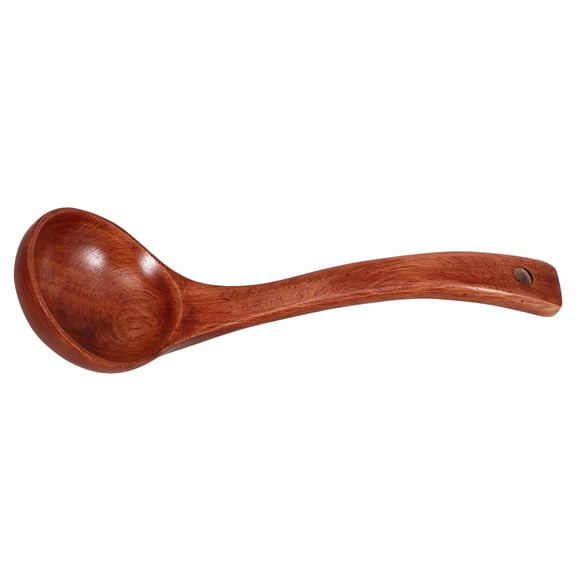 Worgeous Wooden Soup Scoop Ladle with Handle - Kitchen Utensil Spoon for Serving and Cooking