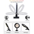 thumbnail image 6 of 6" LED Ring Light, Adjustable 3200K-5600K Color Temperature, for Photography, Light for Video Conferencing, 6 of 8