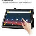 thumbnail image 5 of elitegadget Case for Onn 10.1 Inch Tablet (2024 Model) Gen 4 - Slim Lightweight Folio PU Leather Folding Stand Cover Case + 1 Random Stylus (Black), 5 of 6