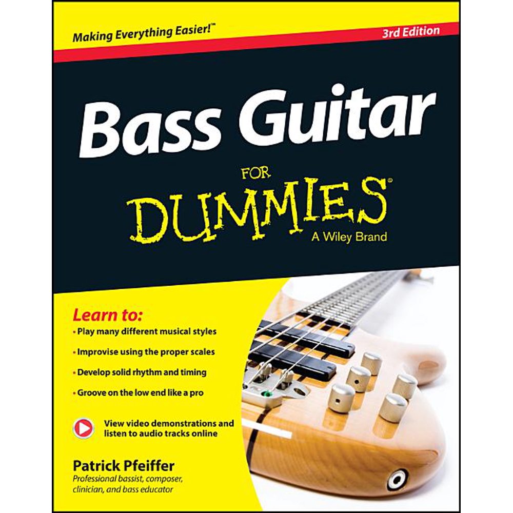For Dummies Bass Guitar for Dummies, Book + Online Video & Audio